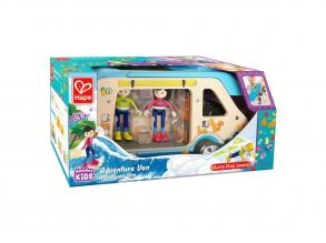 Hape fa kalandbusz babaház