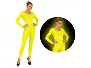Neon sárga body női jelmez