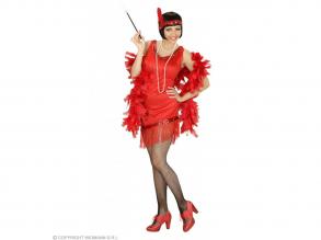 Piros charleston ruha női jelmez