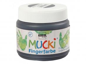 Mucki ujjfesték - fekete, 150 ml
