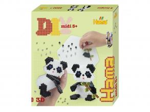 Hama vasalható gyöngyök: 3D Panda szett 2500 darabos