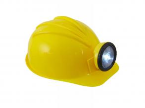 Munkás védősisak, műanyag