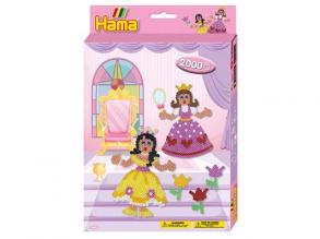 Hama: Hercegnők vasalható gyöngy szett 2000 db-os Midi