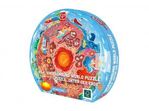 Hape Földalatti világ puzzle világítással  36 darabos.