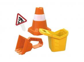 Hape homokozó lapát és vödör építőkészlet