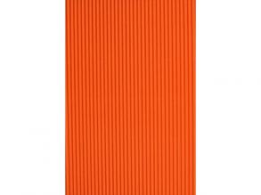 Narancssárga dekorációs 3D hullámpapír 50x70cm 161g 1db
