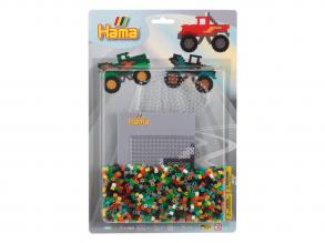 Hama gyöngy szett építő palettával, Traktor