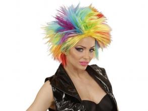 Punk szivárvány paróka