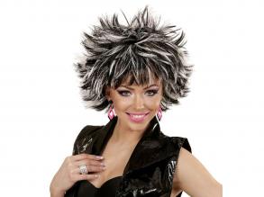 Steamy női paróka, fekete-fehér