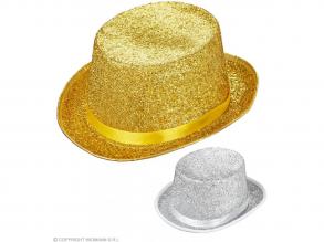 Csillogós kalap arany vagy ezüst