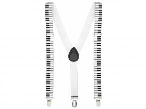 Zongora klaviatúra mintás nadrágtartó