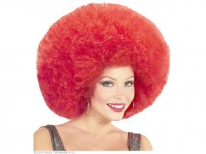 Afro piros paróka