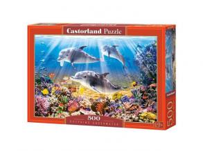 Delfinek a tengervíz alatt 500db-os puzzle - Castorland