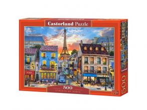 Párizs utcái 500db-os puzzle - Castorland