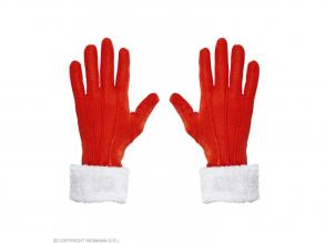 Piros mikulás kesztyű