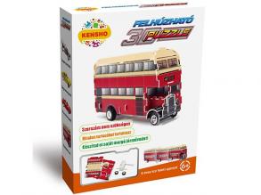 Felhúzható Emeletes busz 3D puzzle