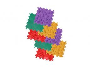 Ortho Puzzle: Ortopédiai masszázs szőnyeg szett, 8 darabos - Erdő