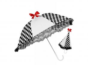 Cirkuszi esernyő, fekete fehér