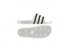 Adilette Adidas férfi fehér/fekete színű papucs