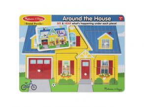 A ház körül hangos puzzle - Melissa & Doug