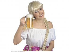 Helga - női paróka, hosszú szőke copf
