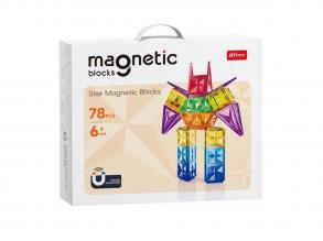 Mágneses építőkészlet  78 darabos