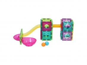 Mágneses golyópálya-készlet  61 darabos.