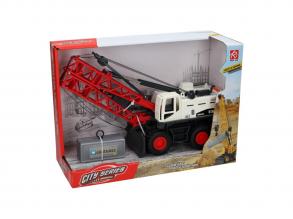 Építődarus teherautó fénnyel és hanggal