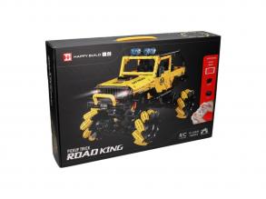 Happy Build Távirányítású RC építőelem-készlet: Pickup-Truck autó, 1490 részes