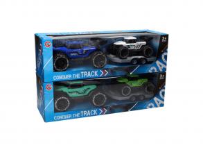 Súrlódásos autó szett, 3 db-os, többféle, 1 szett