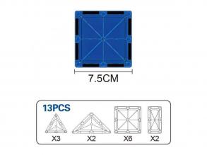 Mágneses táblakészlet  13 darabos