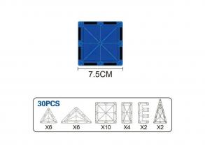 Mágneses táblakészlet  30 darabos