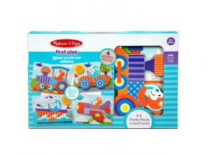 Járművek fa óriás puzzle - Melissa & Doug