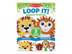 Melissa & Doug Kreatív játék kezdőknek, Hurkold! - vadállatka bábok