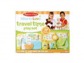 Melissa & Doug Babák és babaházak, Babával utazunk játékszett