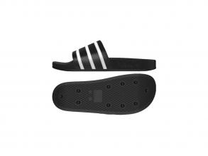 Adilette Adidas férfi fekete fehér színű papucs