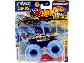 Hot Wheels Monster Trucks: HW Tiger Shark kisautó 1/64 - Mattel