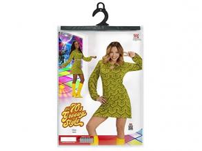 70 es évek retró ruha tapétás mintás női jelmez