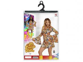 70 es évek retró ruha buborék mintás női jelmez