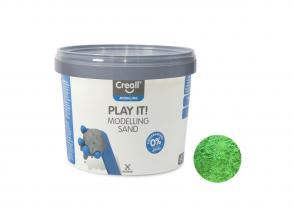 Creall Play It kinetikus homok - 750 g, zöld