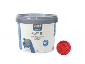 Creall Play It kinetikus homok - 750 g, piros