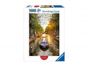 Ravensburger puzzle, kirándulóhajó, 1000 darab