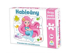 Hableány óriás padló puzzle 12db-os