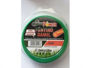 Műanyag vágószál 2mmx126m kör műa.bliszterben