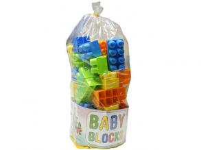 Baby Blocks 48db-os építőkocka szett - D-Toys