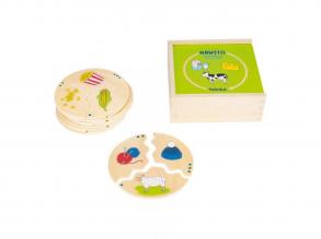 Beleduc Hogyan készülnek a termékek? Fa oktató játék