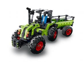 Traktor utánfutóval építő játék 348 részes