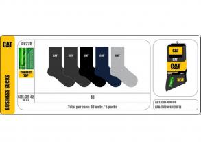 Caterpillar Business 5 pár férfi több színű zokni