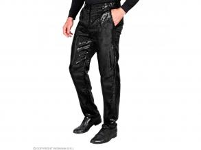 Party nadrág csillogó fekete színű férfi jelmez