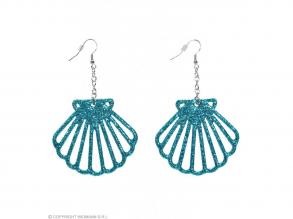 Csillámos kagyló füllbevaló